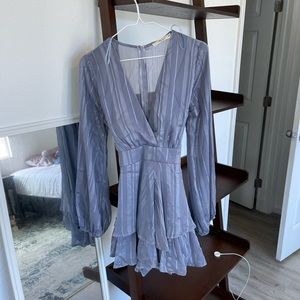 blue romper !!